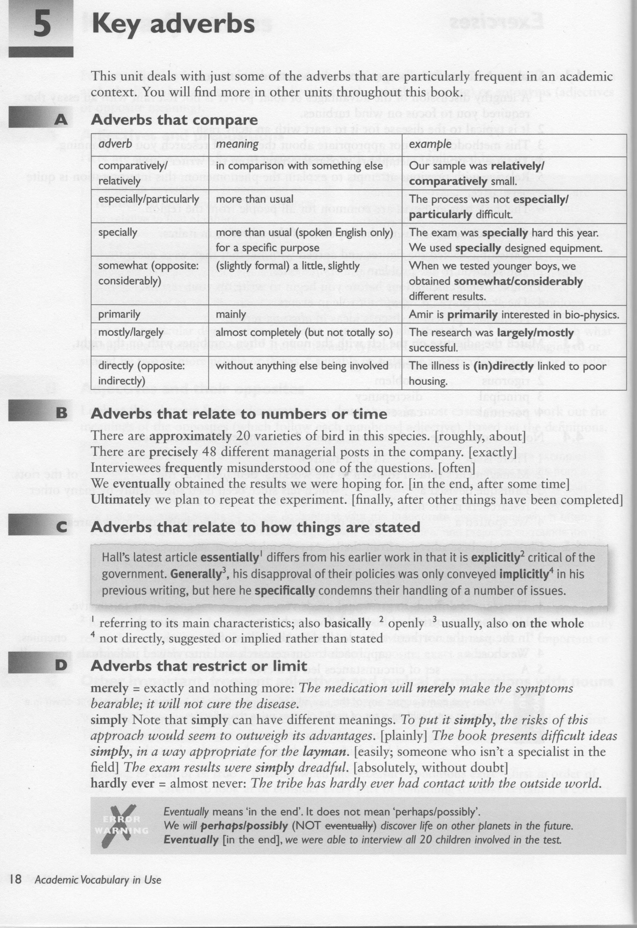 acad voc in use pg.18