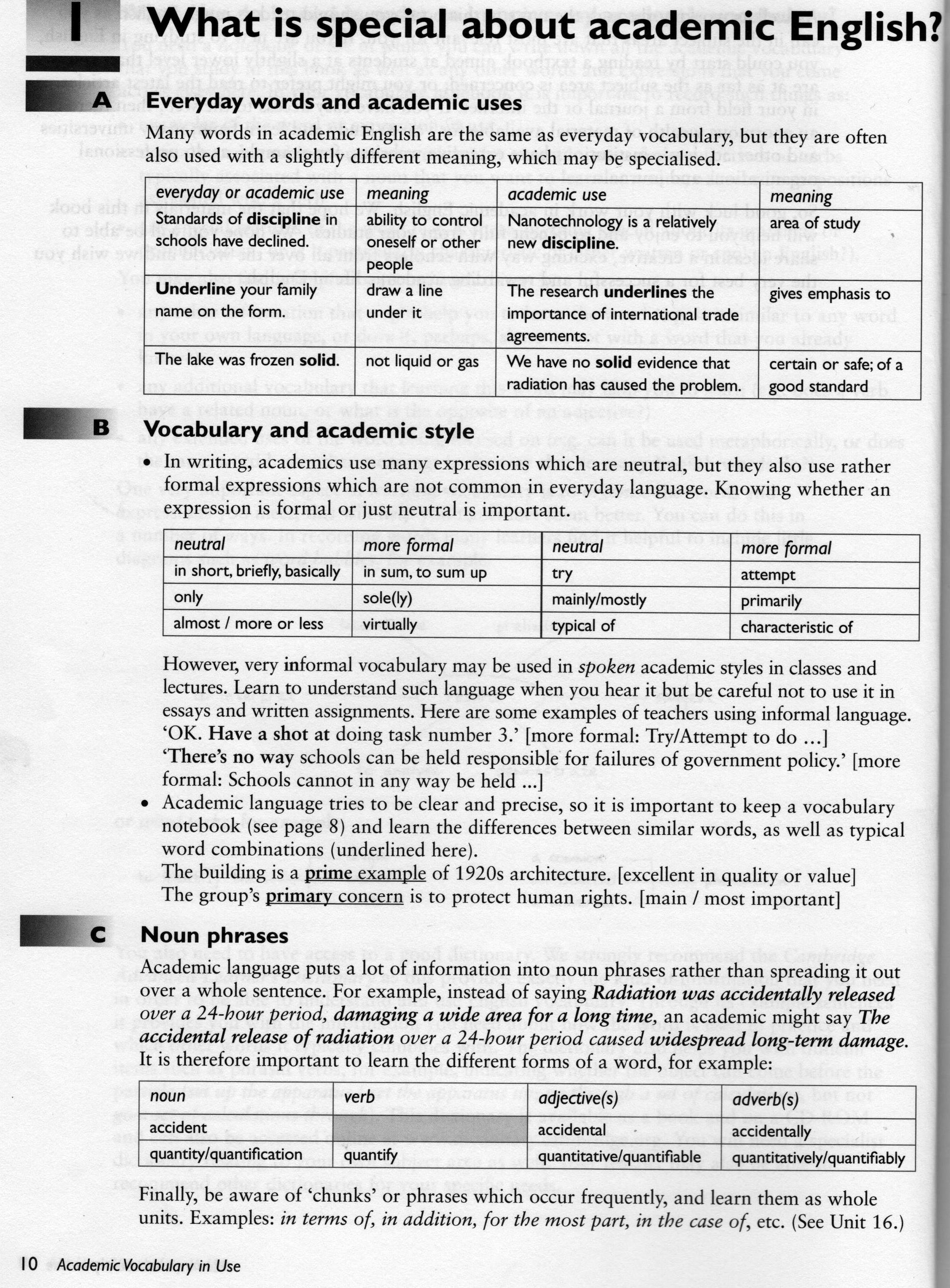 acad voc in use pg. 10